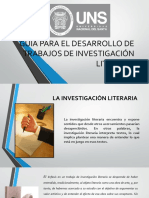 Trabajo de Investigación Literaria - Dr. Weslyn Valverde Alva