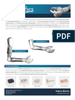 Mobius Bionics LUKE Product Spec Sheet