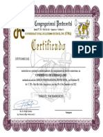 Certificado Participação