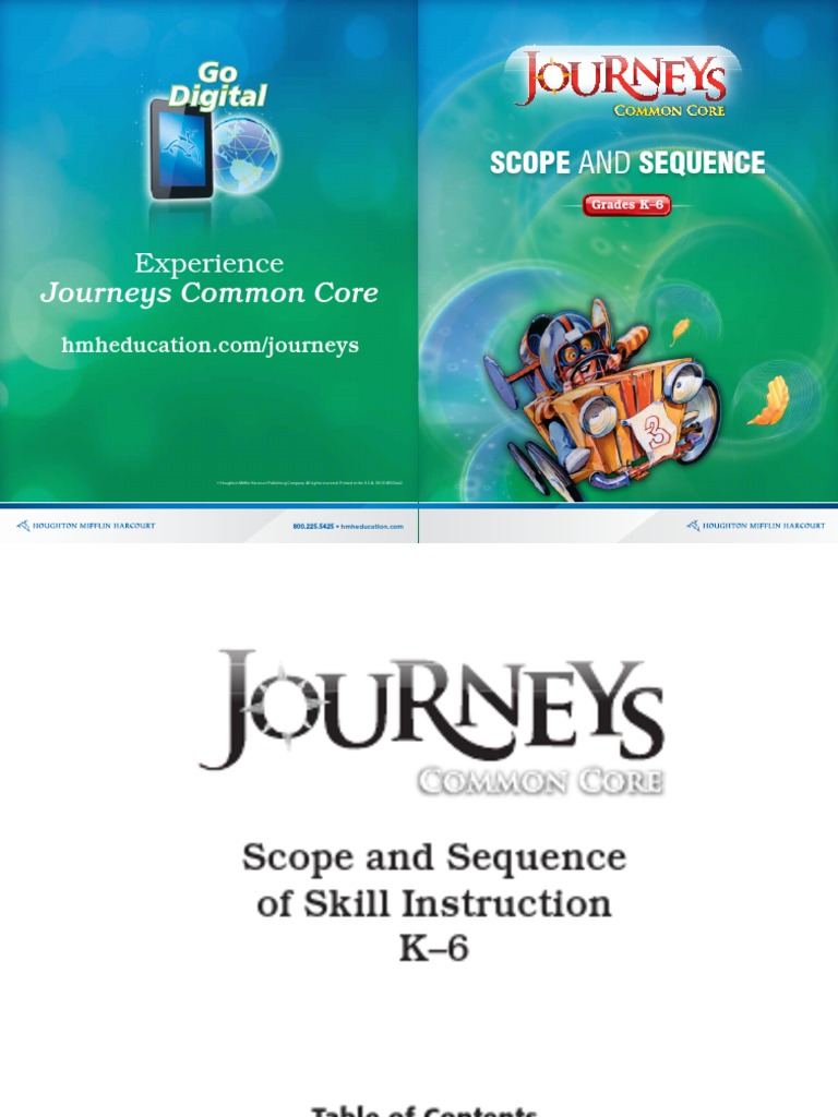 Journeys Scope Sequence GradesK 6 | PDF | Phonics | Reading Comprehension