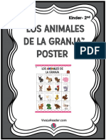 FREEBIEFarm Animals Posterin Spanish Animalesdela Granja