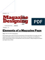 clase 2 Magazine page elements