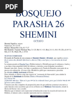 Bosquejo Parasha 26 Shemini