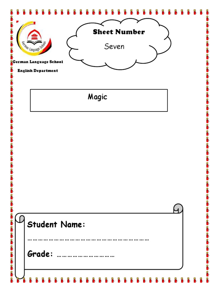 Grade 4 U7 Pdf Magic Illusion