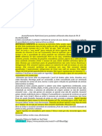 Dietas para pacientes com altas doses de Vitamina D