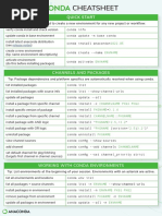 Conda Cheatsheet