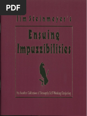 Conjuring Anthology by Jim Steinmeyer