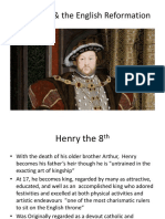 Henry VIII The English Reformation