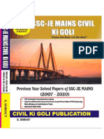 SSC Je Mains Civil 2019 Paper With Solution CKG