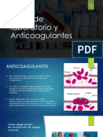 Tubos de Laboratorio y Anticoagulantes