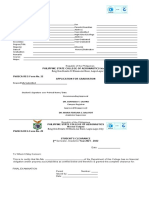 Application For Graduation&Clearance