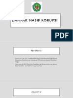 Dampak Masif Korupsi & Nilai Prinsip Antikorupsi