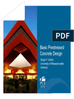 Basic Prestressed Concrete Design: Sergio F. Breña University of Massachusetts Amherst