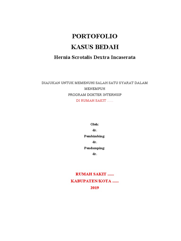 Portofolio hernia scrotalis pdf
