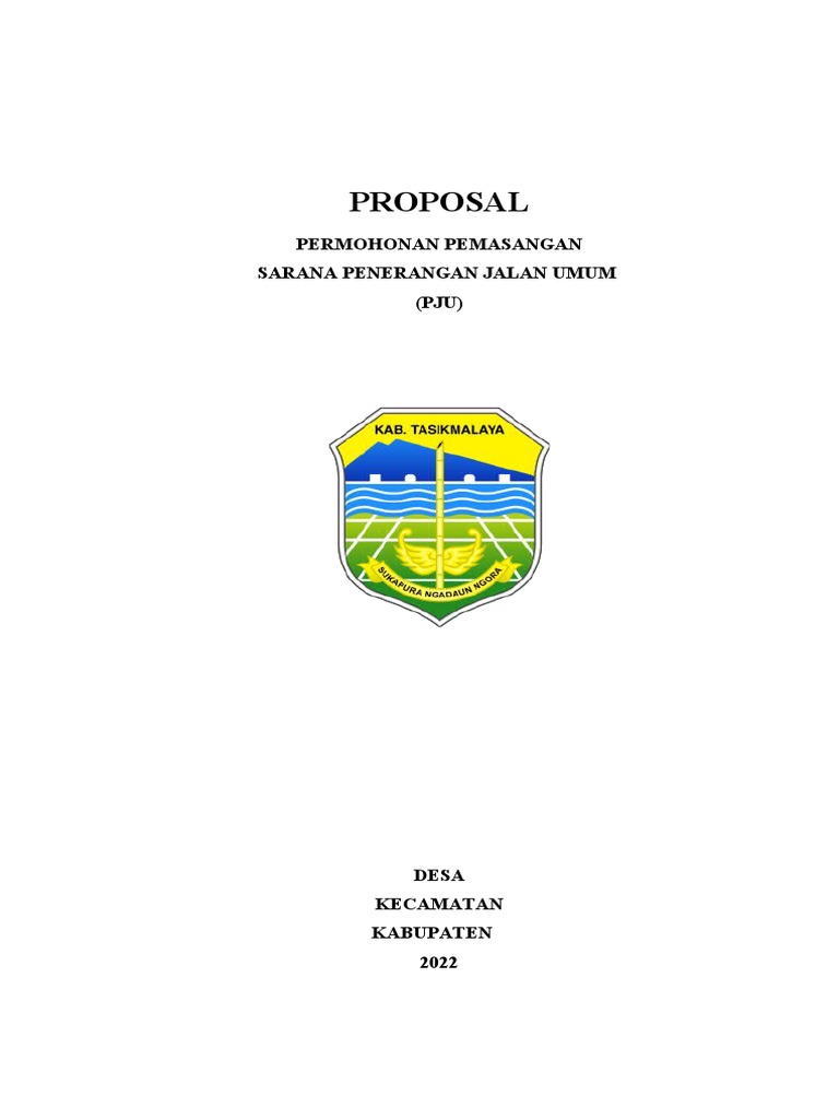 Proposal Pemasangan PJU Desa 2022 | PDF