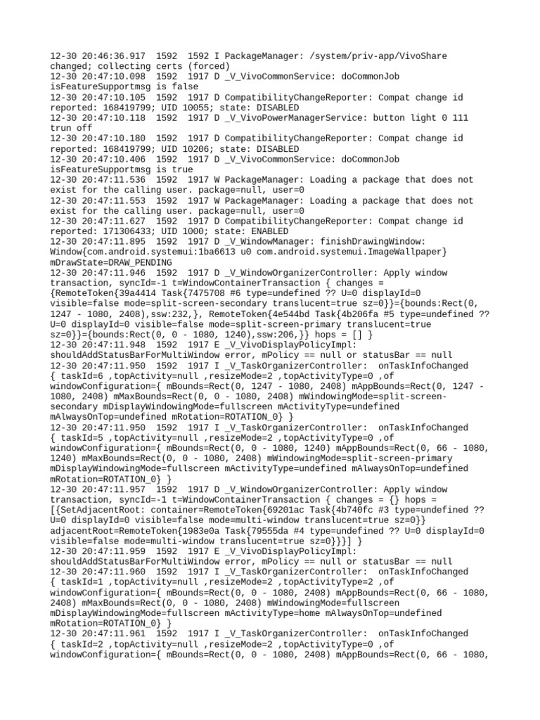 VivoShare Compatibility Changes Log | PDF | Software | Operating System ...