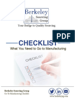 GoToManufacturing 01 Checklist