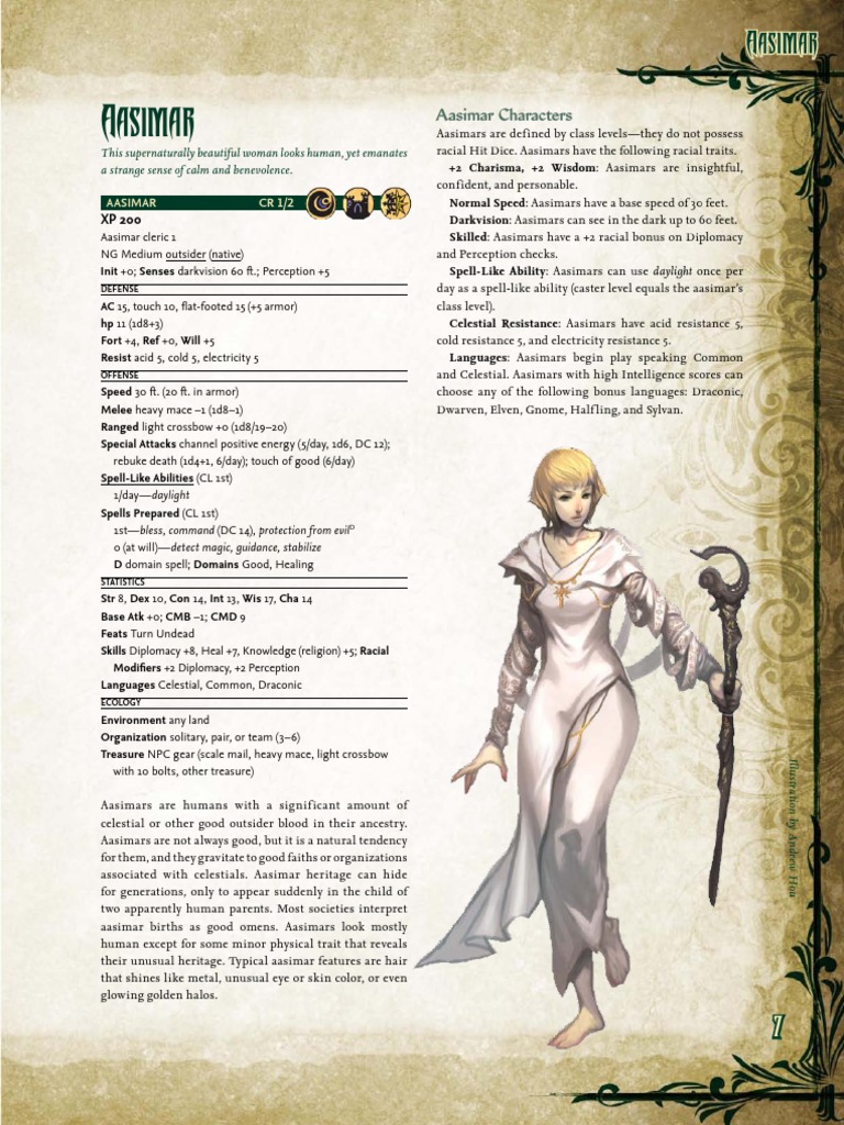 Pathfinder 1e bestiary i aasimar pdf
