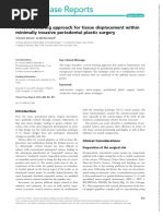 Clinical Case Reports - 2016 - Ronco - A Novel Suturing Approach For Tissue Displacement Within Minimally Invasive