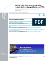 Condensed Tannins From Acacia Mangium Bark: Characterization by Spot Tests and FTIR