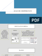 Medidas de dispersión y representación gráfica