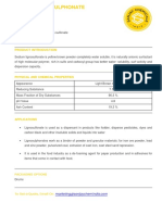 Sodium Lignosulphonate