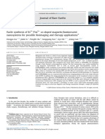 Facile Synthesis of Er3 Tm3 Co Doped Magnetic Luminescent - 2022 - Journal of