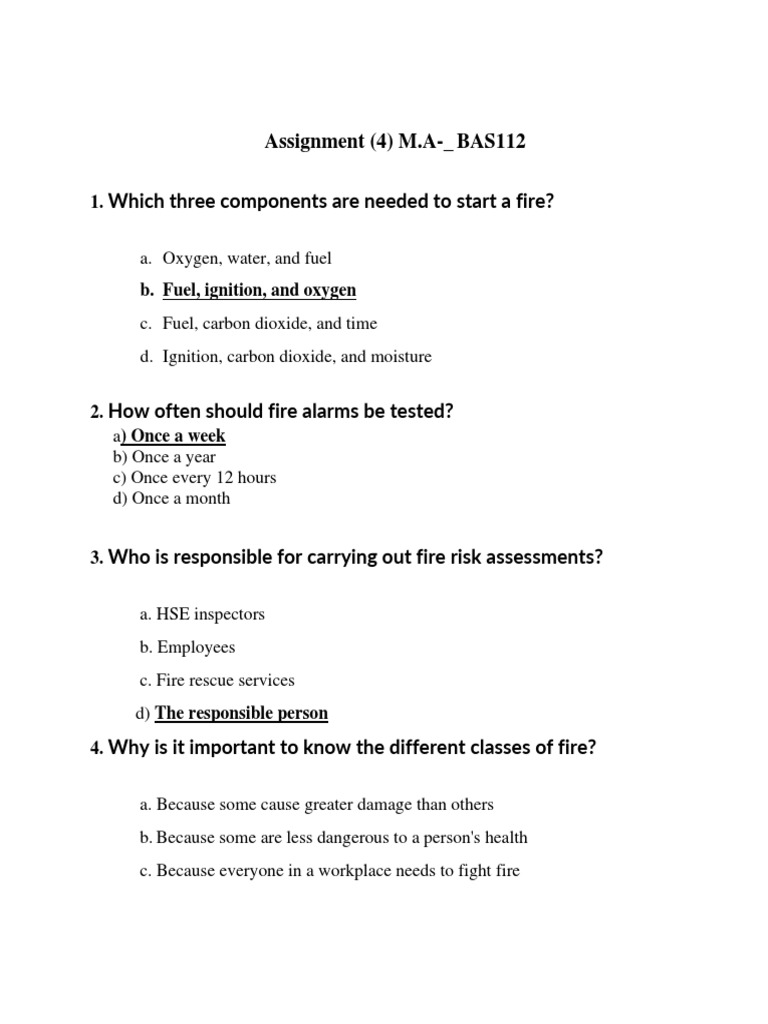 Assignment (4) M.A - BAS112 | PDF