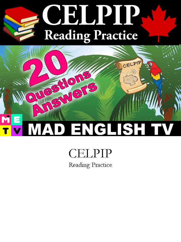 Celpip Reading Practice Tips