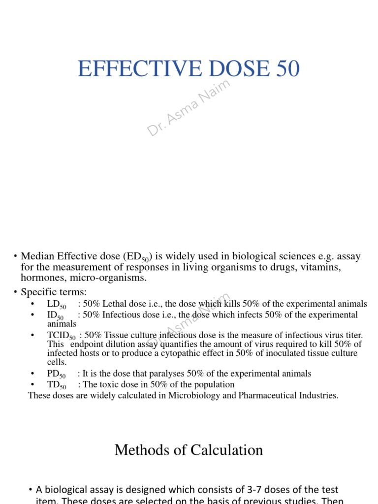 LD50 Graph method | PDF | Dose (Biochemistry) | Chemistry