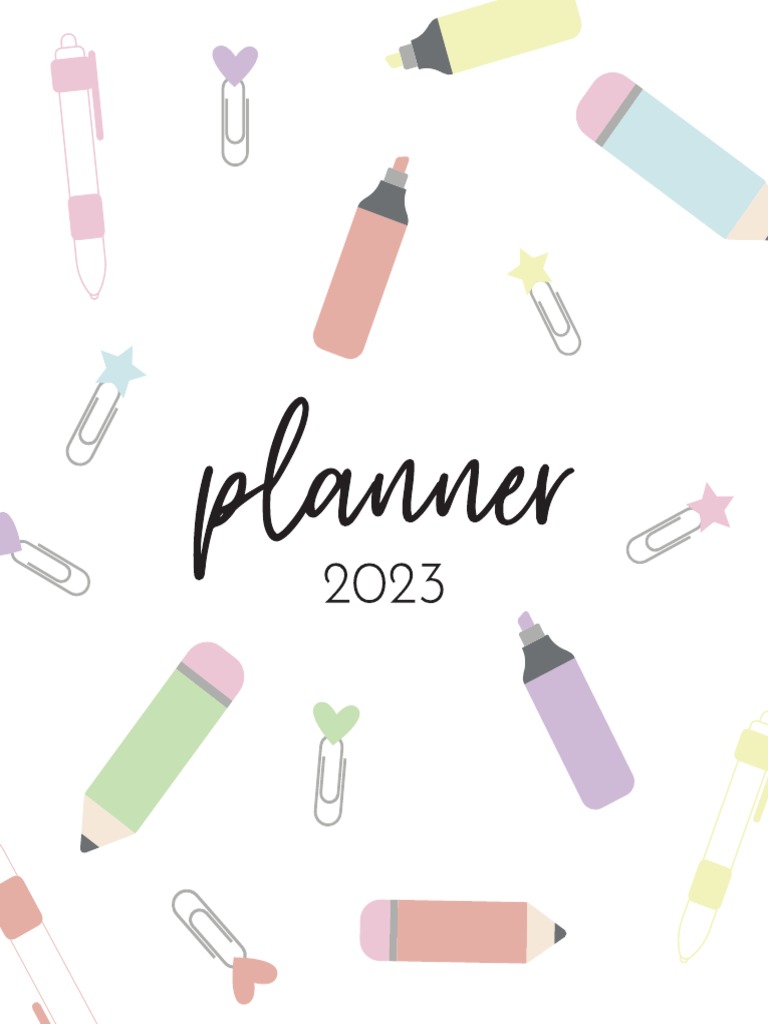 Printable Planner Cover Pages 2 | PDF