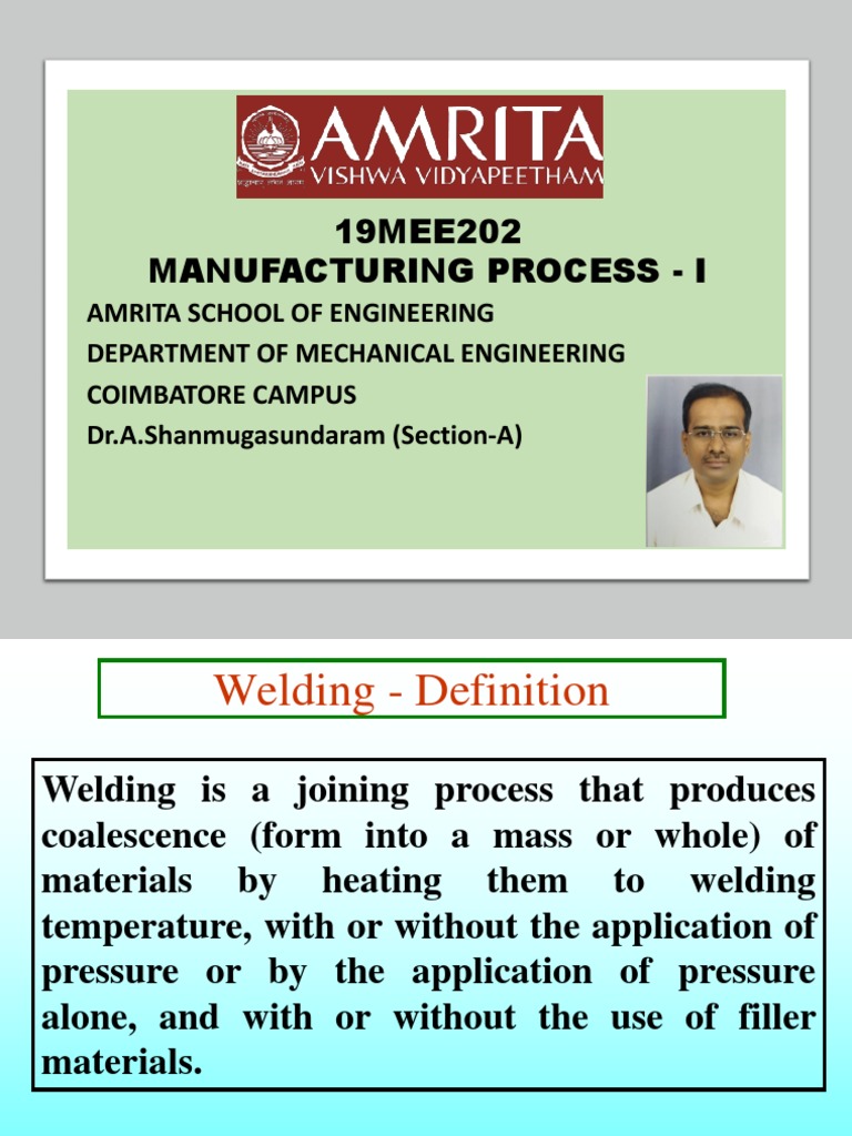 Introduction To WeldingPart1 PDF Construction Welding