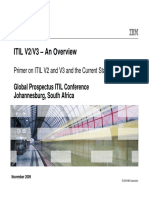 ITIL V2V3 - An Overview IBM