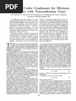 Design of Cooler Condenser For Mixtures of Vapor With NCG