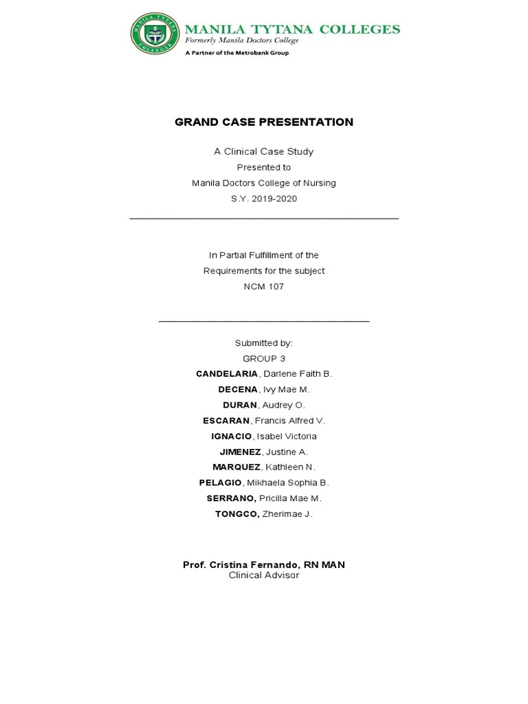 Grand Case Presentation on TPL | PDF | Preterm Birth | Pregnancy