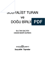 Sultan Galiyev - Sosyalist Turan Ve Doğu Birliği