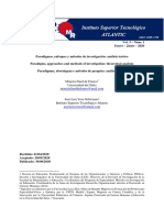 Fenol. Paradigmas, Enfoques y Métodos de Investigación Análisis Teórico 2020