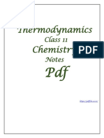 Thermodynamics Notes PDF