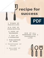 Recipe for success: Mix positivity, imagination, teamwork and more