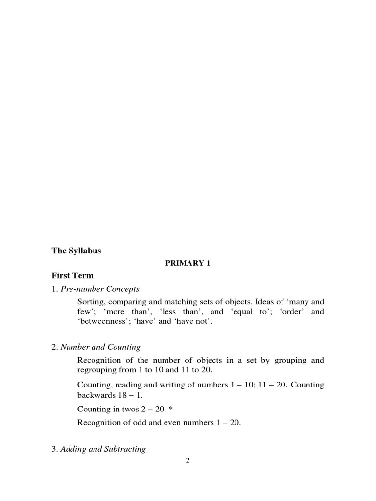 E3 Curriculum | PDF | Area | Numbers