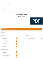 SAS Garage Snow: Business Plan