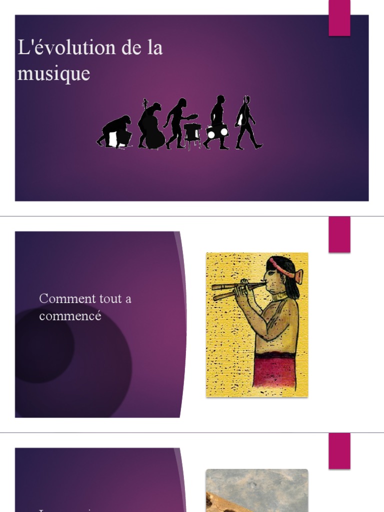 L'évolution de La Musique PDF
