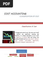 Cost Accounting I-3. Cost Classification