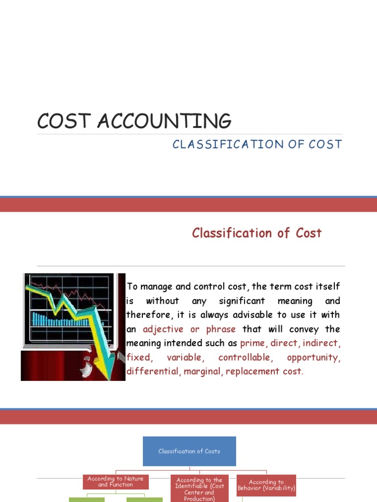 Cost Classification in Accounting | PDF | Cost Of Goods Sold | Cost