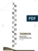 Thomson Roc 3205 Avec Codes Benutzerhandbuch
