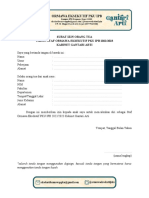 Format Surat Izin Orangtua Calon Staf