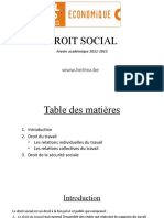 Droit Social 2022-2023