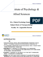 Neurolopsychological Assessments