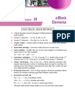 s-Block Elements Review