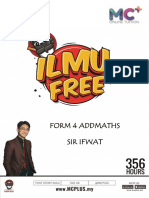 Seminar Ilmufree Form 4 Addmaths MR Ifwat 31.12.2022